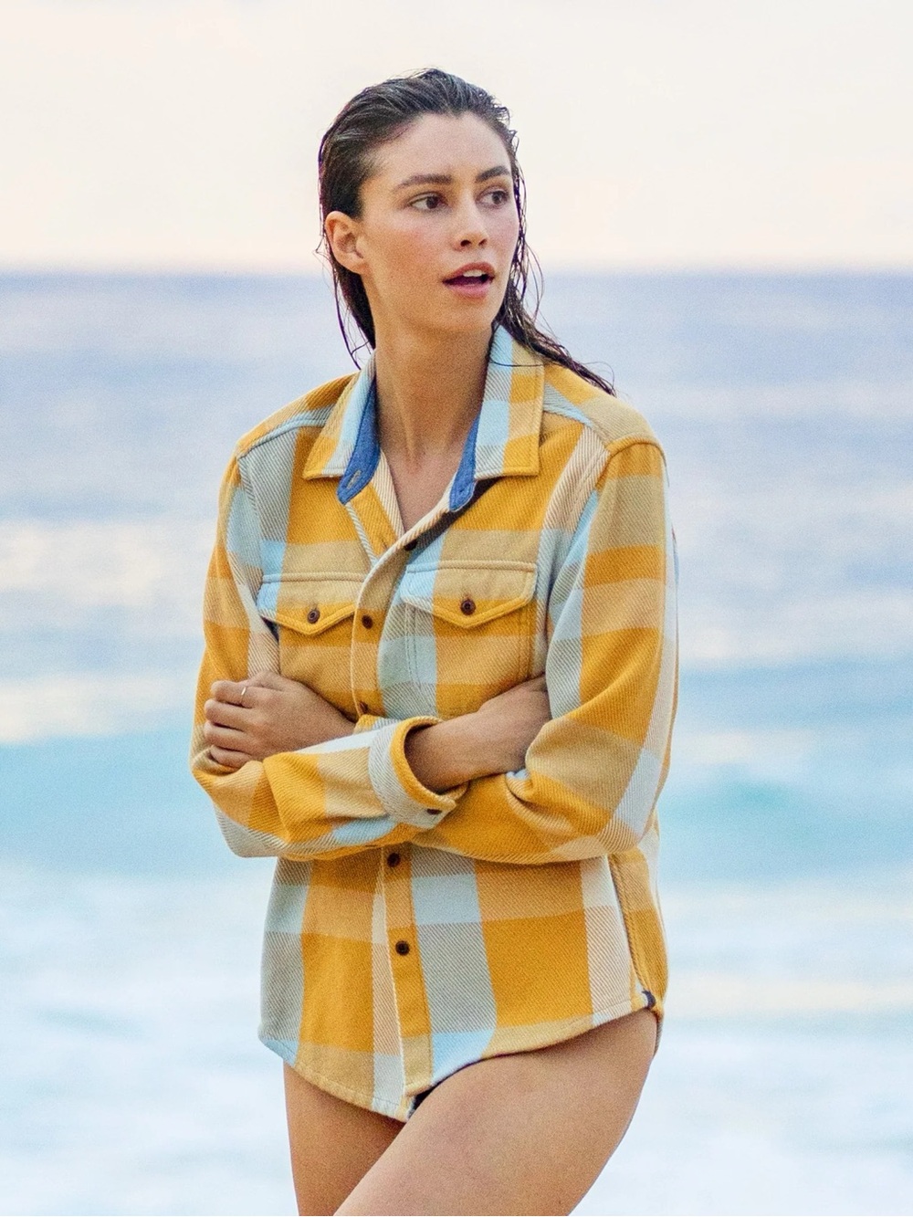Outerknown Plaid Blanket Shirt